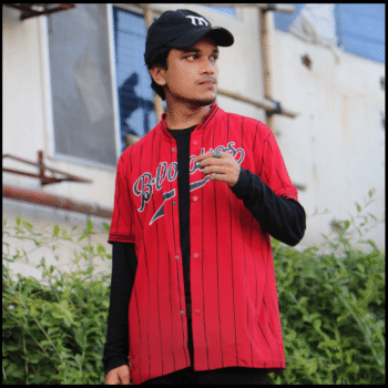 Baseball Premium T Shirt (Red)