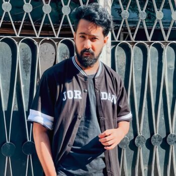 Baseball Premium Drop Shoulder T Shirt (Black)