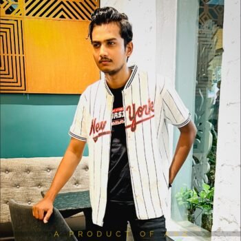 Baseball Premium T Shirt (White)