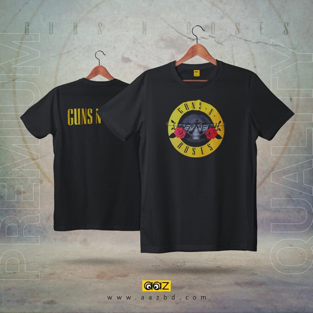 Half Sleeves T Shirt (Guns N Roses)