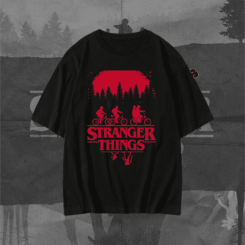 Drop Shoulder T-Shirt (Stranger Things)
