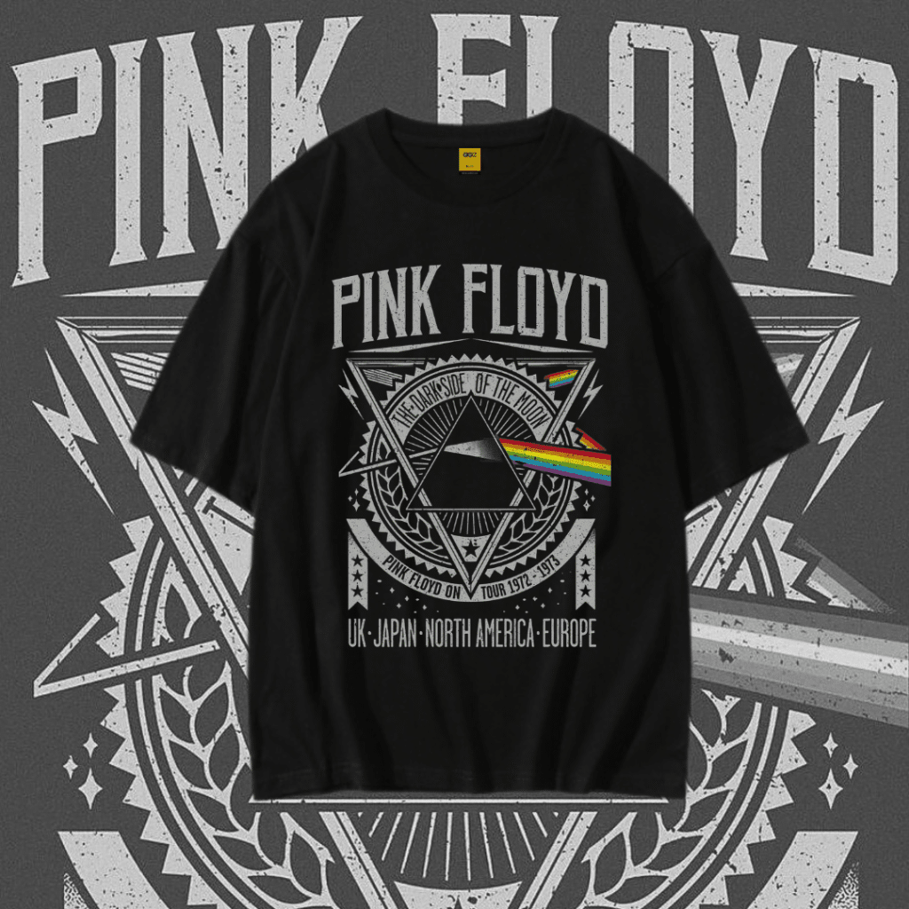 Drop Shoulder T-Shirt (Pink Floyd)