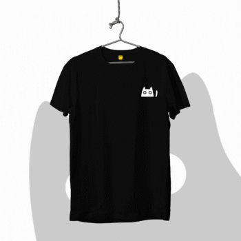 Half Sleeves T Shirt (Cute Cat)
