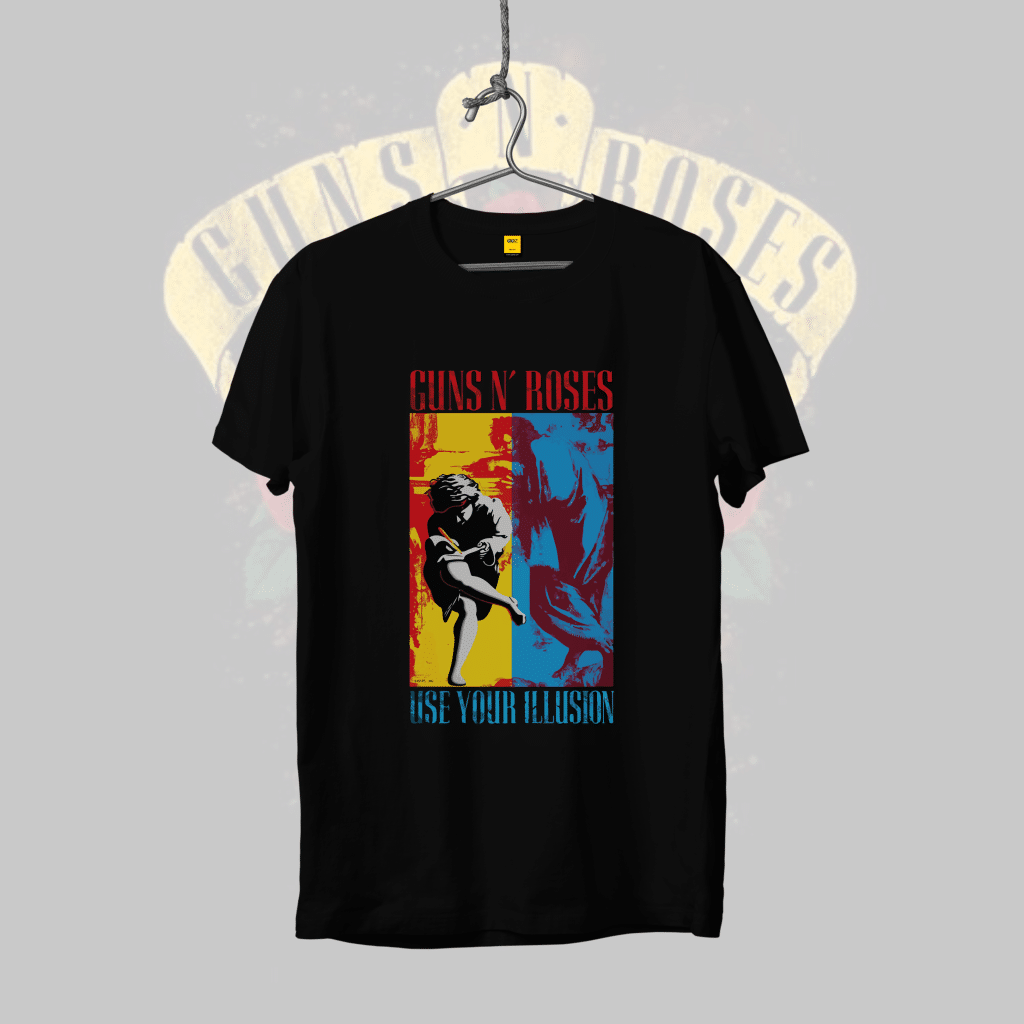 Half Sleeves T Shirt (Gun N' Roses)
