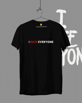 Half Sleeves T Shirt (Hate)
