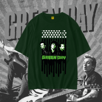 Drop Shoulder T-Shirt (Green Day)