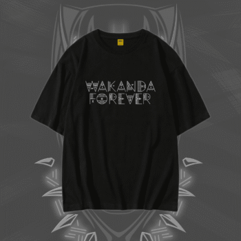 Drop Shoulder T-Shirt (Black Panther)