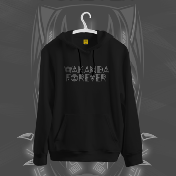 Premium Drop Shoulder Hoodie (Black Panther)