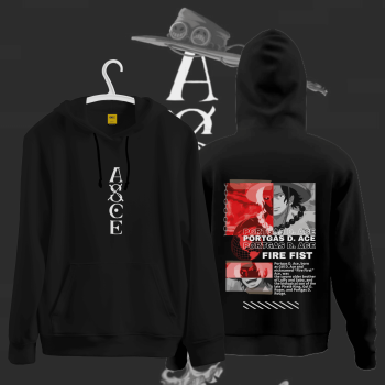 Portgas D. Ace Hoodie - Premium Cotton - AAZ Bangladesh