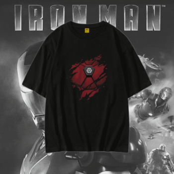 Drop Shoulder T-Shirt (Iron Man)