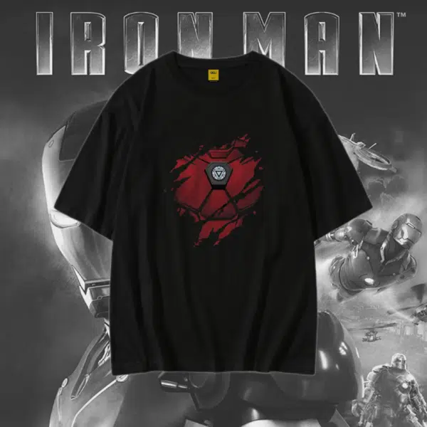 Drop Shoulder T-Shirt (Iron Man)