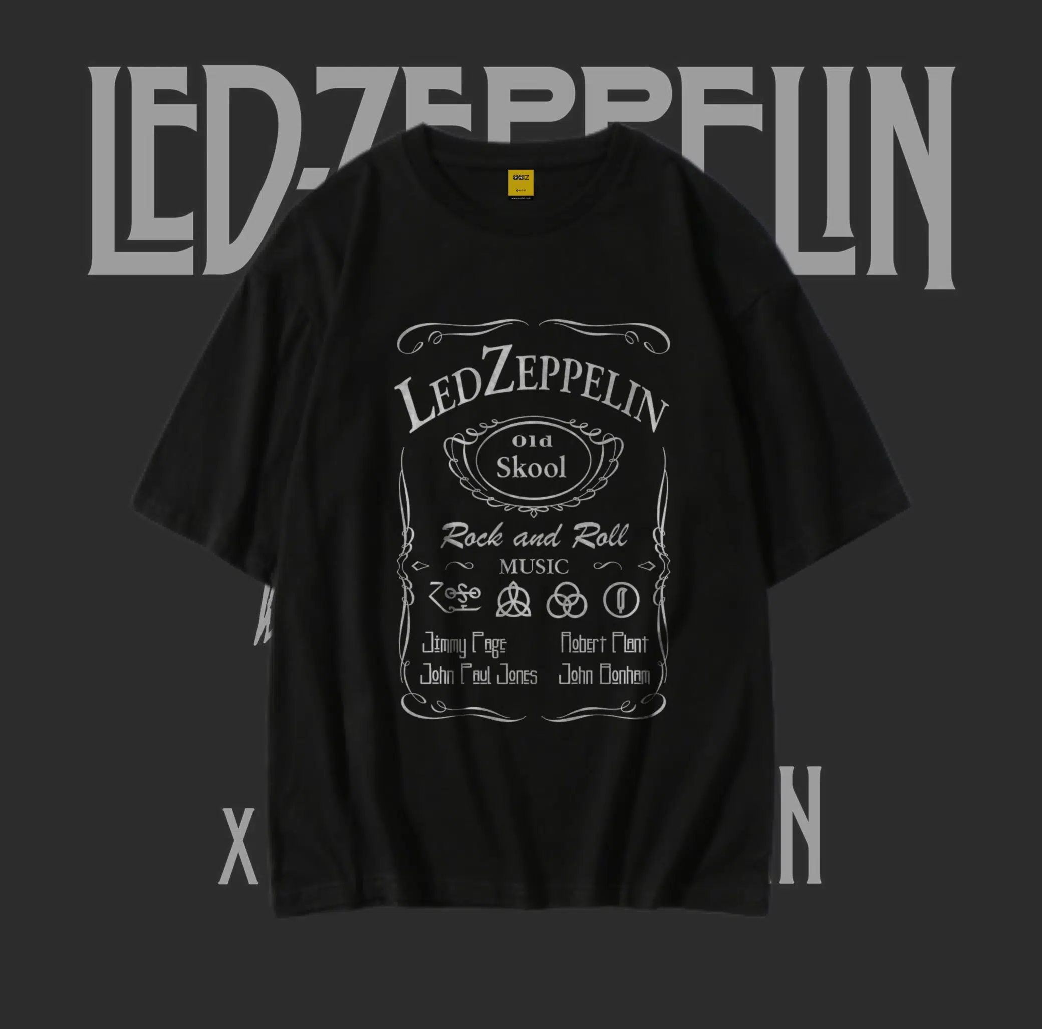 Drop Shoulder T-Shirt (Led Zeppelin)