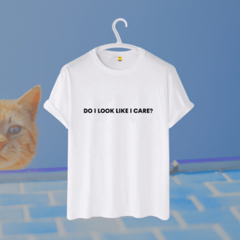 Half Sleeves T Shirt (Who Care)