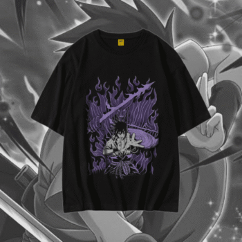 Drop Shoulder T-Shirt (Sasuke Uchiha)