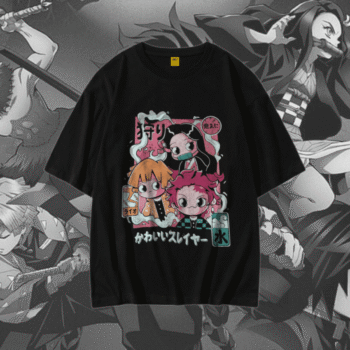 Drop Shoulder T-Shirt (Tanjiro Nezuko)