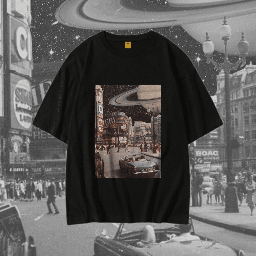 Drop Shoulder T-Shirt (The City)