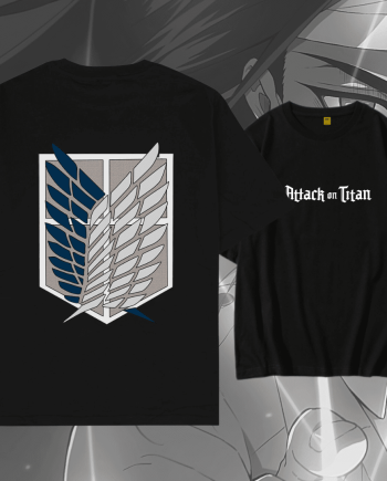 Drop Shoulder T-Shirt (Attack on Titan 02)