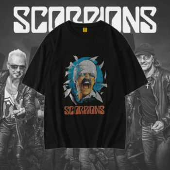 Drop Shoulder T-Shirt (Scorpions)
