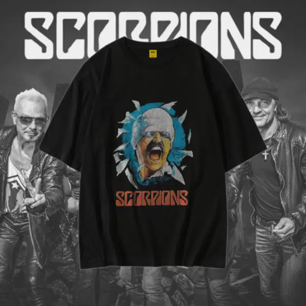 Drop Shoulder T-Shirt (Scorpions)