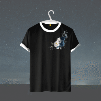Half Sleeves T Shirt (Floral 02)