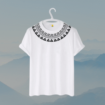 Half Sleeves T Shirt (Geometric Tribal)