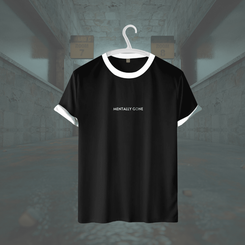 Half Sleeves T Shirt (Mentally Gone)