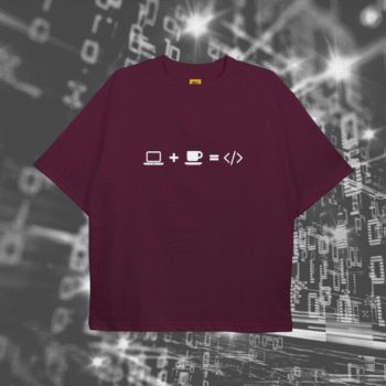Drop Shoulder T-Shirt (Proggramer 02)