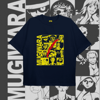 Drop Shoulder T-Shirt (Straw Hat Heroes)