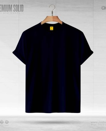 Solid T Shirt – Navy Blue