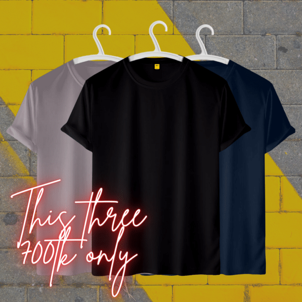 Basic T-Shirt Combo 02 (3pcs)