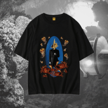 Drop Shoulder T-Shirt (Seashell Man)
