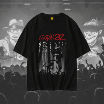 Drop Shoulder T-Shirt (Gorillaz)
