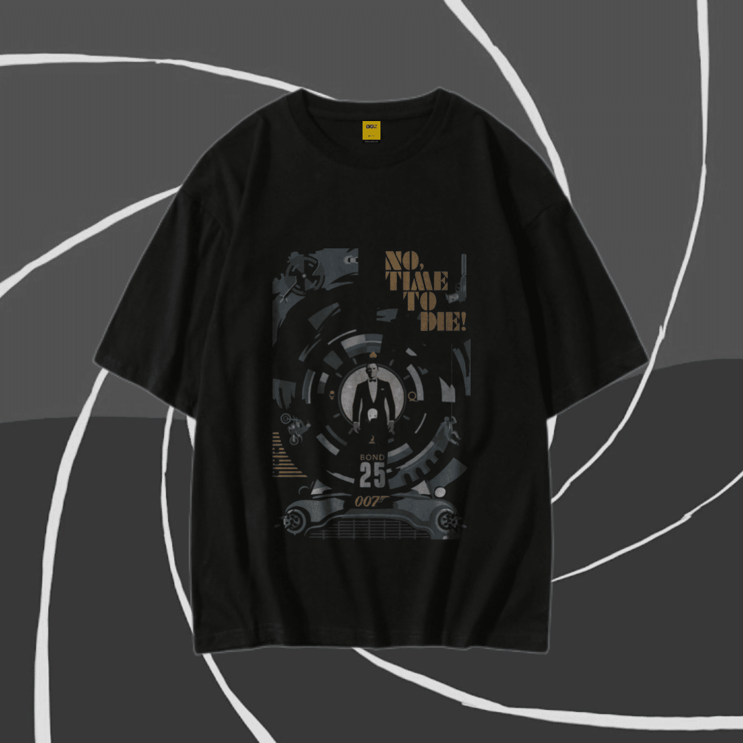 Drop Shoulder T Shirt James Bond AAZ