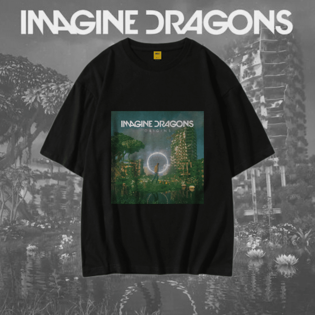 Drop Shoulder T-Shirt (Imagine Dragon)