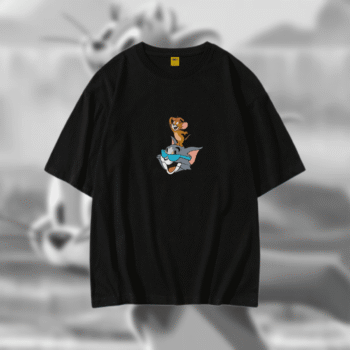 Drop Shoulder T-Shirt (Tom & Jerry)