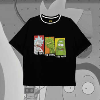 Drop Shoulder T-Shirt (Rick and Morty 03)
