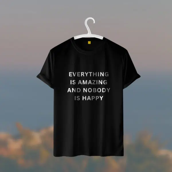 Half Sleeves T Shirt (Happiness)