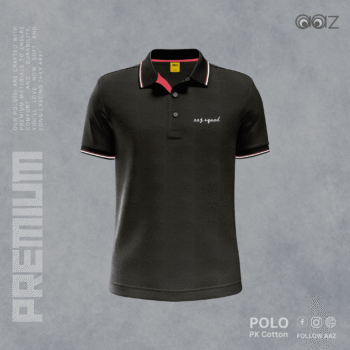 Premium Polo T-Shirt (Black)
