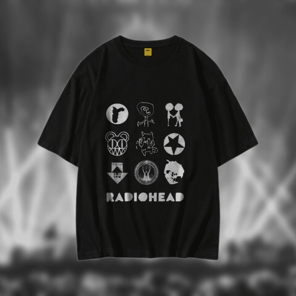 Drop Shoulder T-Shirt (Radiohead 02)