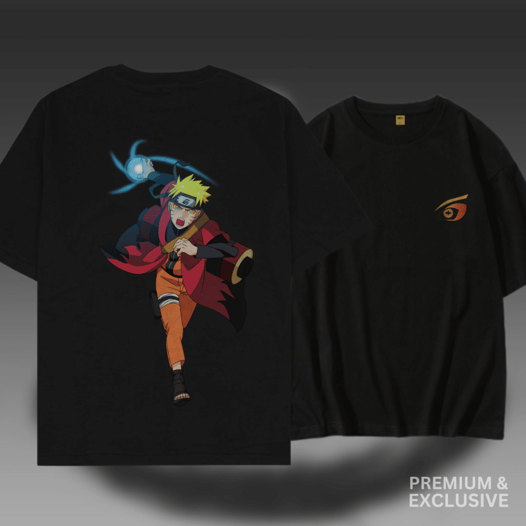 Premium Drop Shoulder T-Shirt (Naruto Sage Mode)