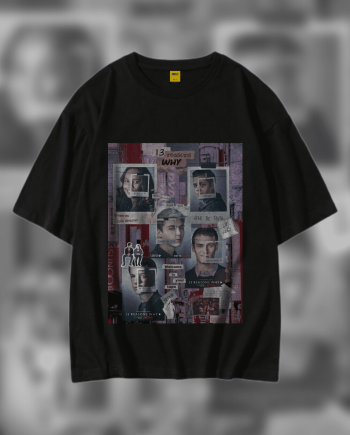 Drop Shoulder T-Shirt (13 Reason Why)