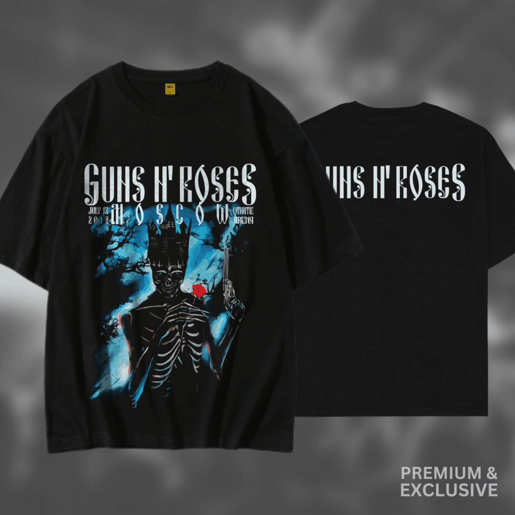 Premium Drop Shoulder T-Shirt (Guns N Roses 04)