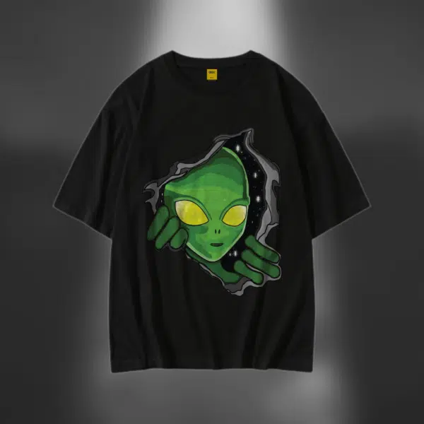 Drop Shoulder T-Shirt (Alien)