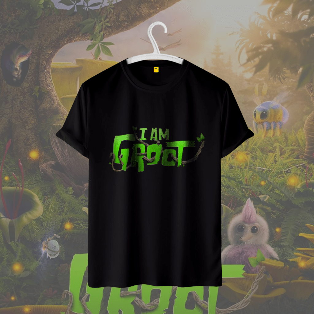 Half Sleeves T Shirt (Groot)