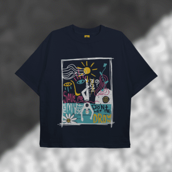 Drop Shoulder T-Shirt (Save Me)