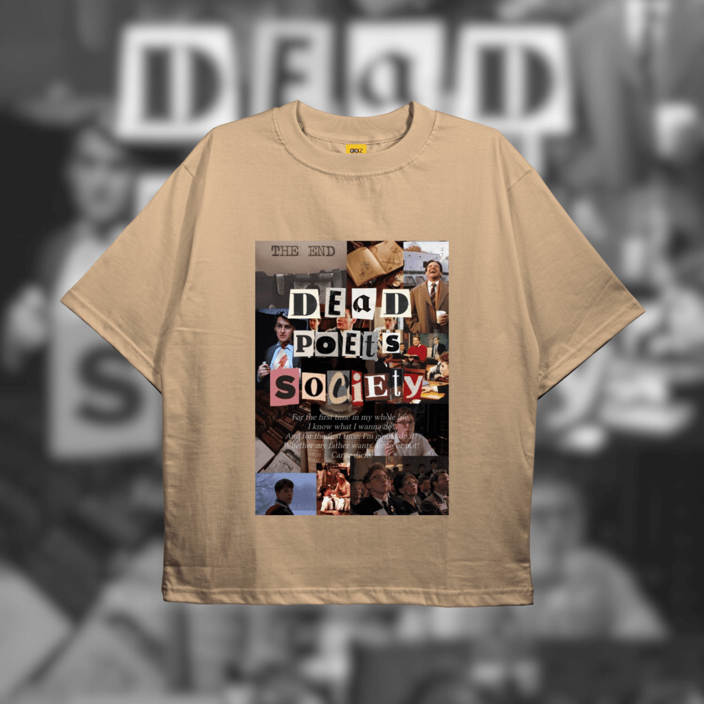 Drop Shoulder T-Shirt (Death Poem Society)