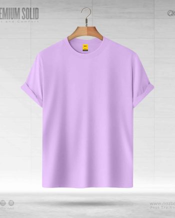 Solid T Shirt – Lavender