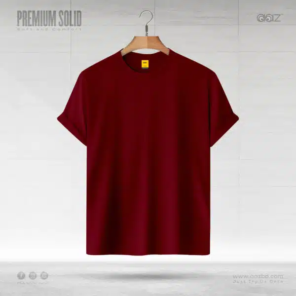 Basic T Shirt – Maroon