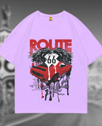 Route 66 T-Shirt - Premium Cotton - AAZ Bangladesh