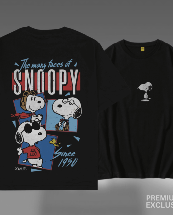 Premium Drop Shoulder T-Shirt (Snoopy)